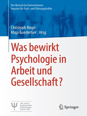 cover image of Was bewirkt Psychologie in Arbeit und Gesellschaft?